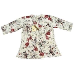 Artesands NWT Clementine White Seurat Short Sleeve Sunsafe Top White Size 10‎